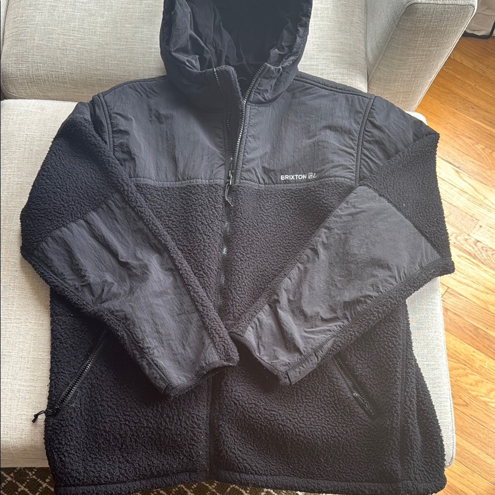 Brixton Black Hooded Jacket